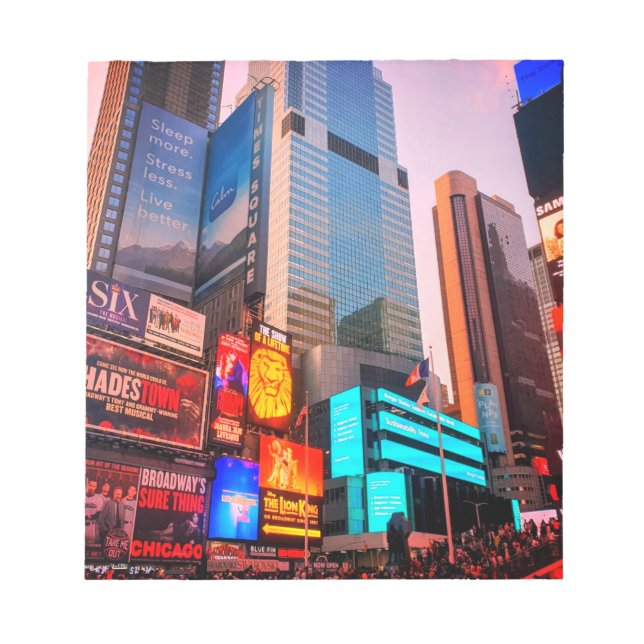 Bloco De Notas Times Square - Notepad (Frente)