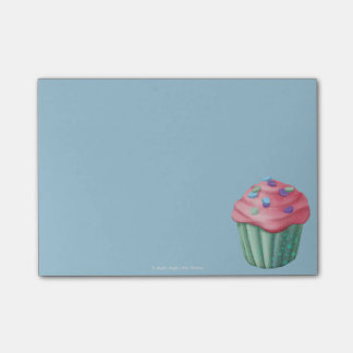 Bloco De Notas Tinir do tinir poucos post-it do cupcake do gnomo
