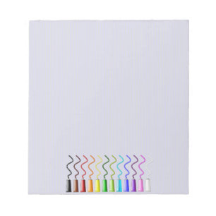 Bloco De Notas tinta arco-íris