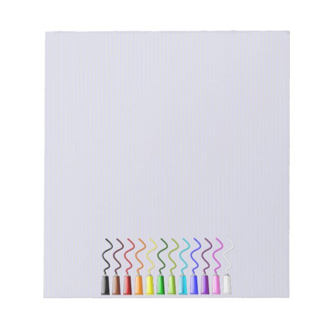 Bloco De Notas tinta arco-íris (Frente)