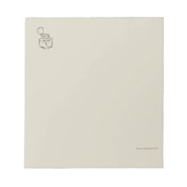 Bloco De Notas Tinteiro Dark Academia – Biblioteca Vintage Minima