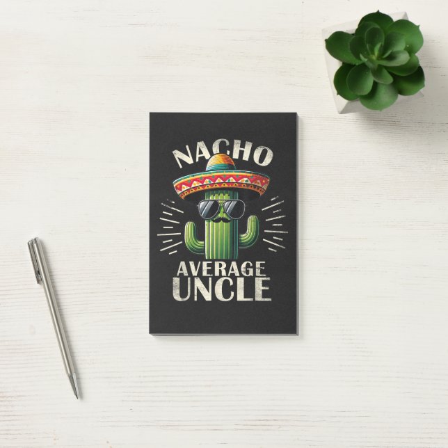 Bloco De Notas Tio Não Médio Dia dos Pais  (Escritótio)