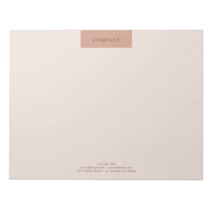 Bloco De Notas Tipografia simples minimalista moderna 11x8.5 da