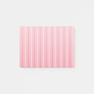 Bloco De Notas Tiras de doces cor-de-rosa-coral