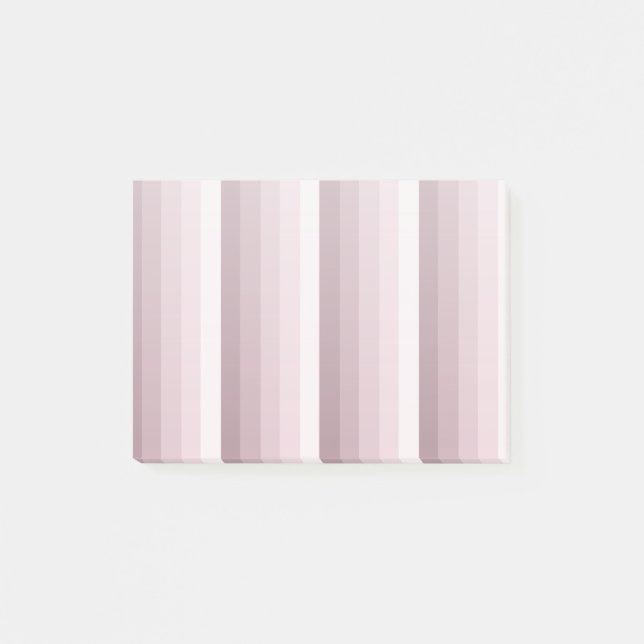 Bloco De Notas tiras de sombra rosa quartz (Frente)