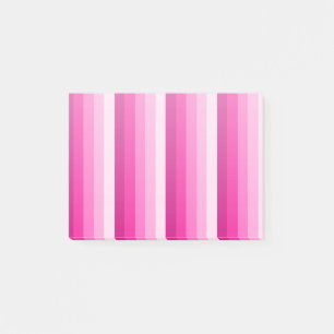 Bloco De Notas Tiras de sombra rosa-quente