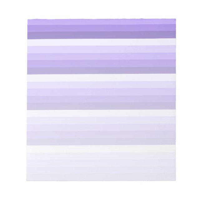 Bloco De Notas Tiras de sombra violeta (Frente)