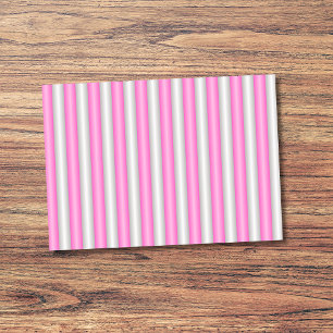 Bloco De Notas Tiras Rosa Neon Modernas com Efeito 3D