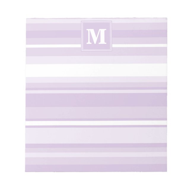 Bloco De Notas Tiras roxas monográficas (Frente)