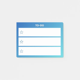 Bloco De Notas TO-DO Checklist Sticky Notes – 3 Line Task Pad