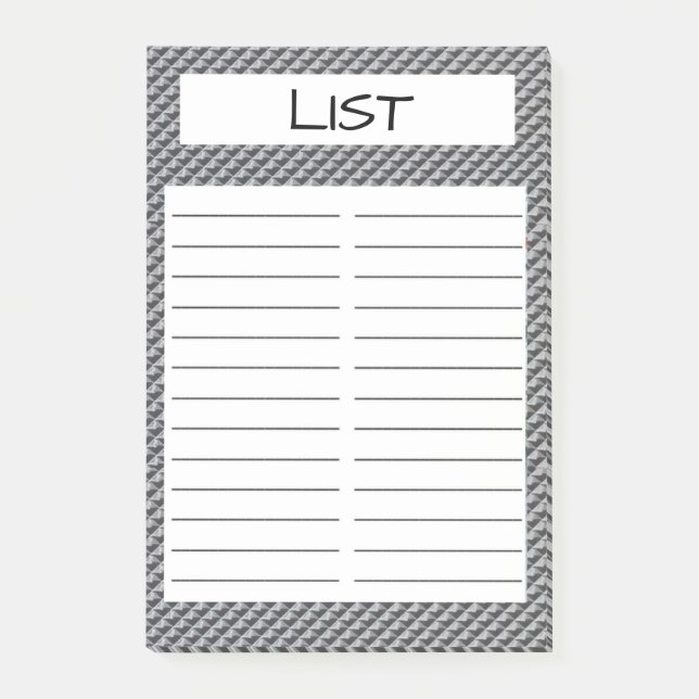 BLOCO DE NOTAS TO DO LIST  (Frente)