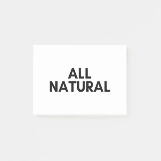 Bloco De Notas todas as naturais