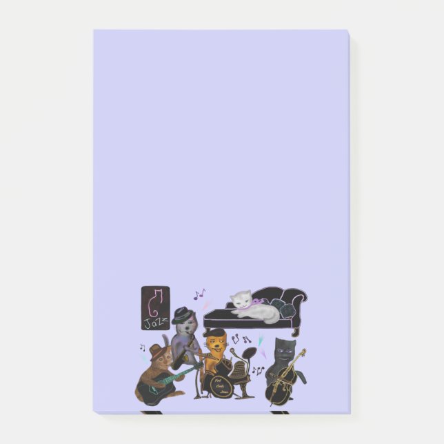 Bloco De Notas Todas notas desse Cargo-it® do jazz (Frente)