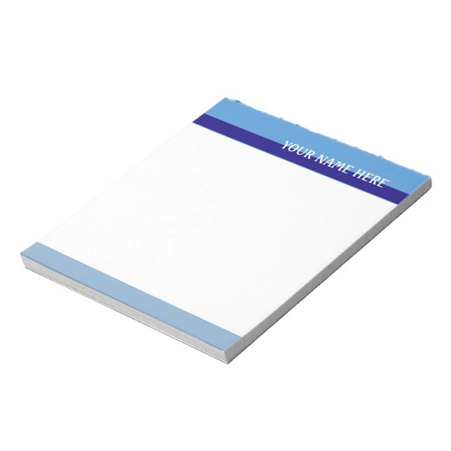 Bloco De Notas Tom Azul (Invertido)