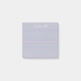 Bloco De Notas Tons de Lavanda Listra Horizontal com Textura