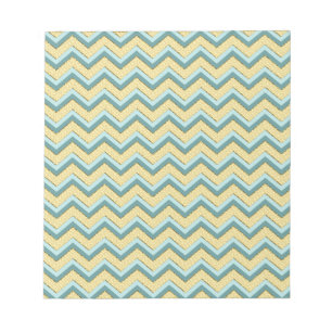 Bloco De Notas Topaz Glitter Chevron Pattern