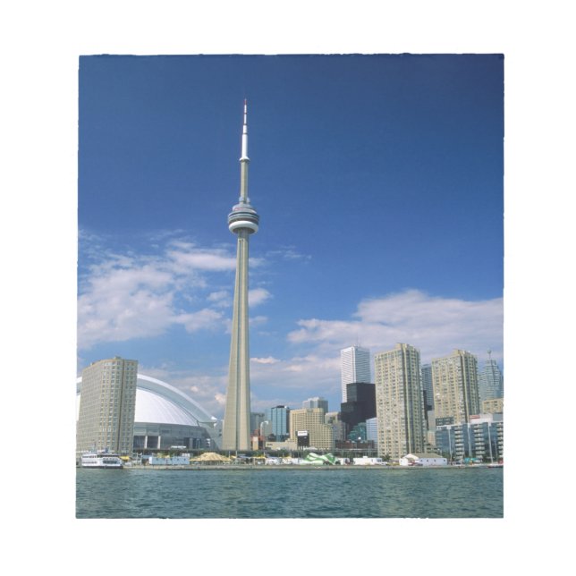 Bloco De Notas Torre CN e Skydome em Toronto, Ontário, (Frente)