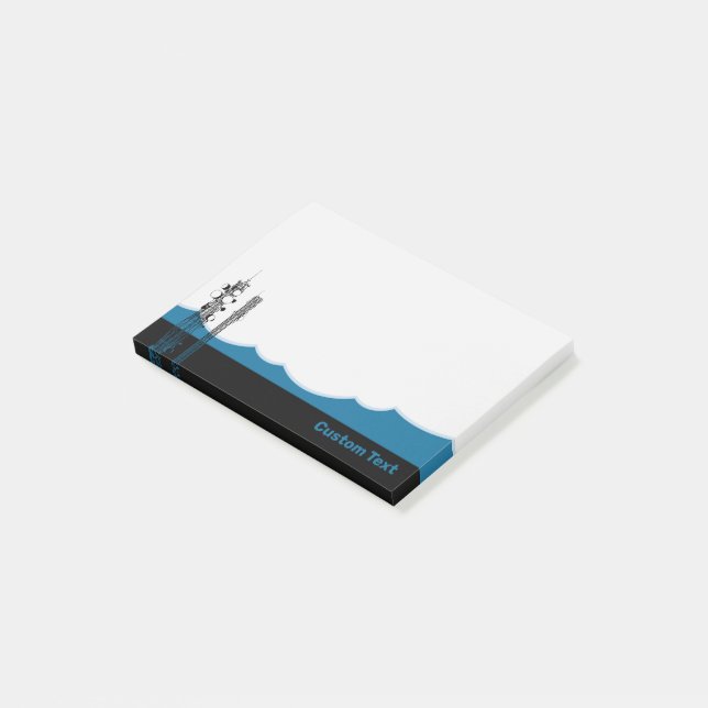 Bloco De Notas Torres de comunicação (Inclinado)