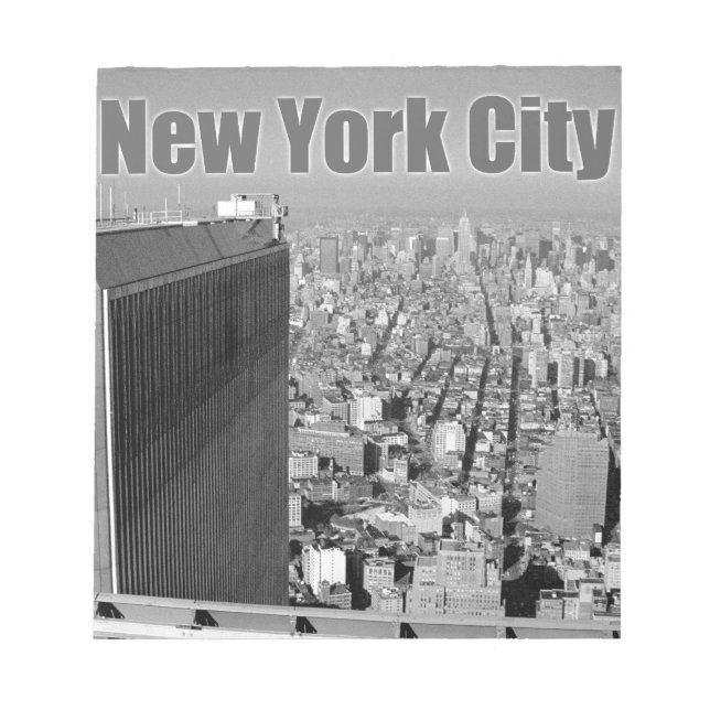 Bloco De Notas Torres gêmeas World Trade Center NYC (Frente)