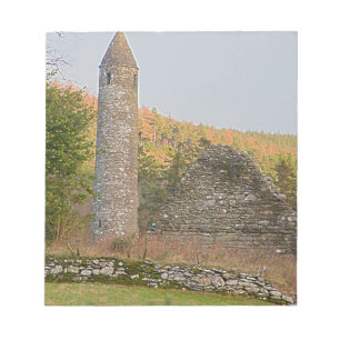 Bloco De Notas Torres Redondas Irlandesas com mais de 1.000 anos
