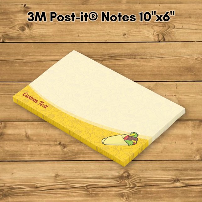 Bloco De Notas Tortilha Sanduíche Wrap (Criador carregado)