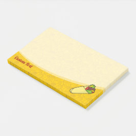 Bloco De Notas Tortilla Sandwich Wrap