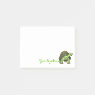 Bloco De Notas Tortise com post-it personalizado