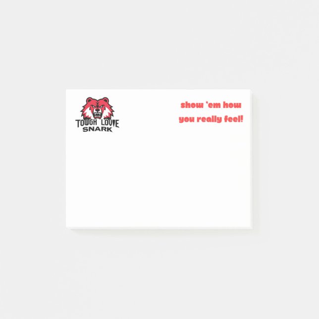 Bloco De Notas ToughLoveSnark-Show (Frente)