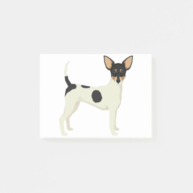 Bloco De Notas Toy Fox Terrier (Frente)
