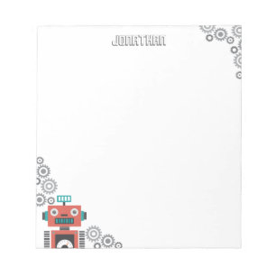 Bloco De Notas Toy Robot