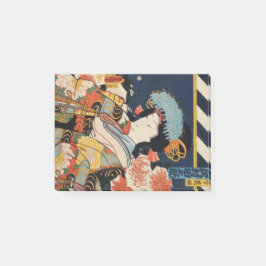 Bloco De Notas Toyohara Kunichika tradicional japonês