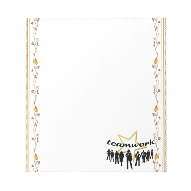 Bloco De Notas Trabalho em equipe (Frente)