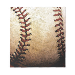Bloco De Notas Trabalhos de arte do basebol