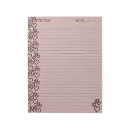 Bloco De Notas Traços do Amor