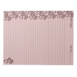 Bloco De Notas Traços do Amor