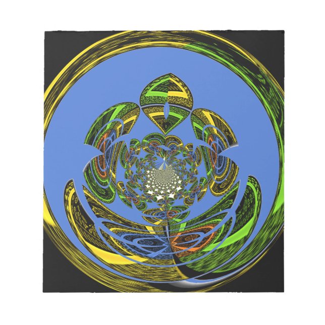 Bloco De Notas Tradicional Apenas Azul (Frente)