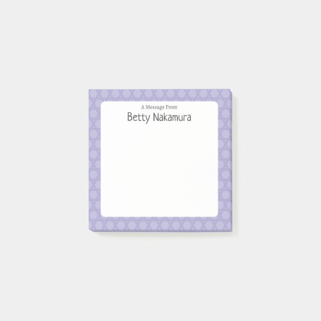 Bloco De Notas Traditional Japanese Lattice Pattern (Frente)