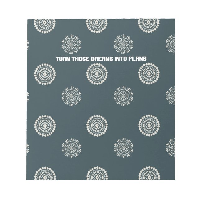 Bloco De Notas Transforme Esses Sonhos Em Planos (Frente)