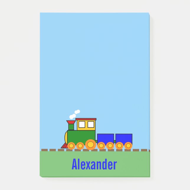 Bloco De Notas Trem de Choo-Choo (Frente)