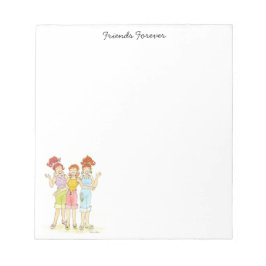 Bloco De Notas Três amigos para sempre