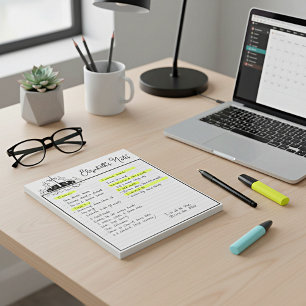 Bloco De Notas Três cruzes personalizadas