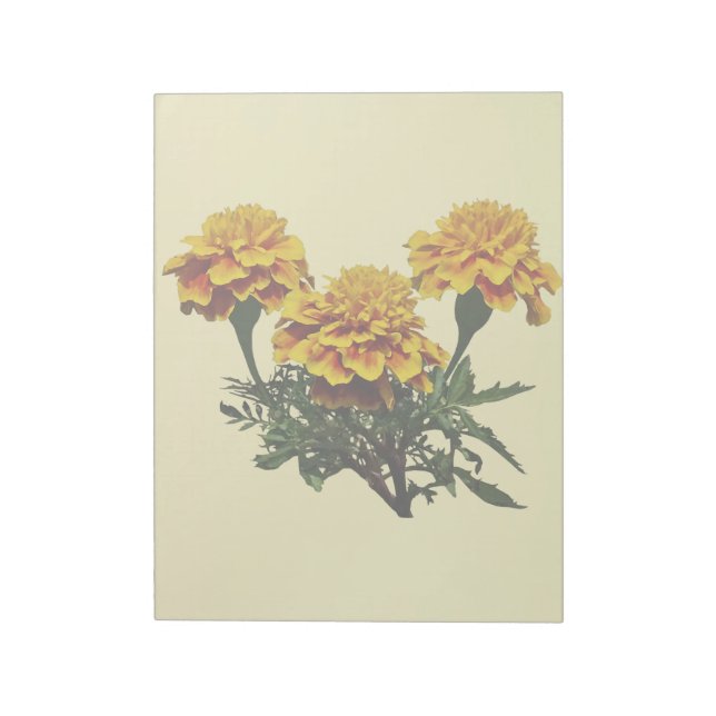 Bloco De Notas Três Marigolds (Invertido)