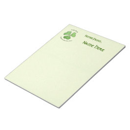 Bloco De Notas Trevo Verde
