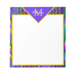 Bloco De Notas Tribal Chevron brilhante personalizado