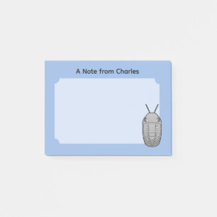 Bloco De Notas Trilobite Animal Pré-Histórica