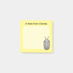 Bloco De Notas Trilobite Animal Pré-Histórica