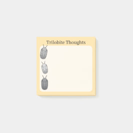 Bloco De Notas Trilobite Thoughts- Prehistoric Fossil