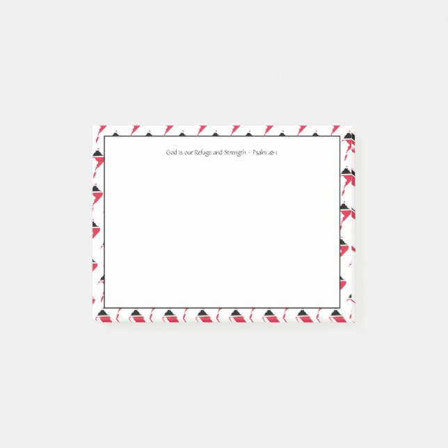 Bloco De Notas TRINIDAD TOBAGO Personalizado (Frente)