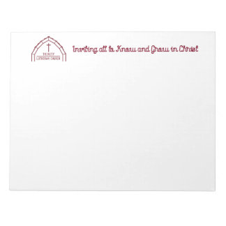 Bloco De Notas Trinity Celeiro e Slogan