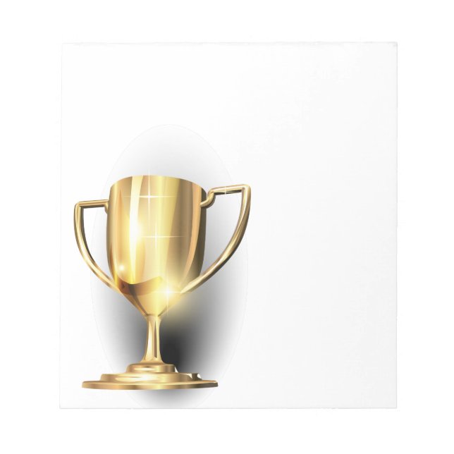 Bloco De Notas Troféu Dourado (Frente)